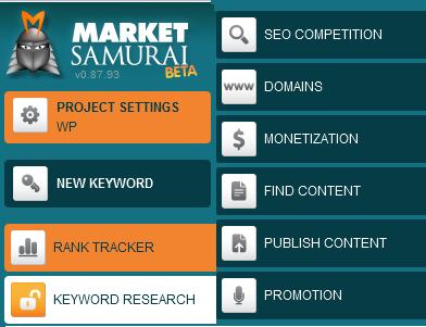 Market Samurai Keyword Research and Analysis Tool